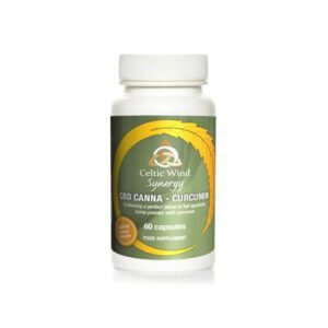 Celtic Wind Crops 1200mg CBD, Canna-Curcumin – 60 Caps