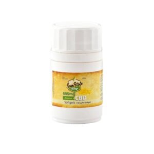 Sun State Hemp 600mg CBD Softgels – 60 Softgels
