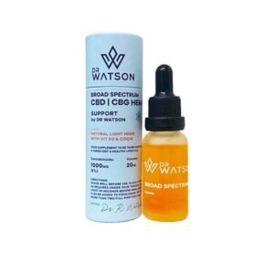 Dr Watson 1000mg CBD Broad Spectrum Oil 20ml – Support