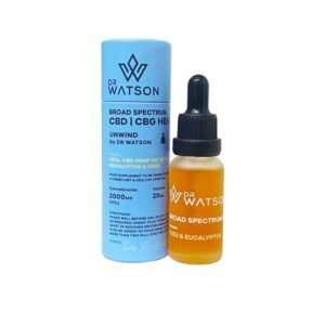 Dr Watson 2000mg CBD Broad Spectrum Oil 20ml – Unwind