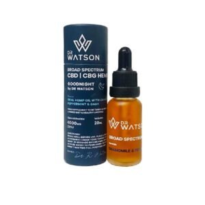 Dr Watson 3000mg CBD Broad Spectrum Oil 20ml – Relief