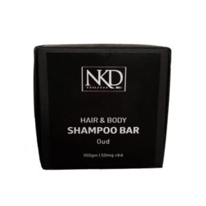 NKD 50mg CBD Speciality Body & Hair Shampoo Bar 100g – Oud