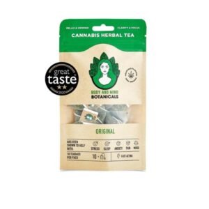Body and Mind Botanicals 400mg CBD Cannabis Herbal Tea Bags – Original