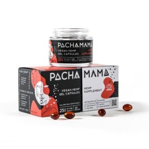 Pachamama 25mg CBD Vegan Hemp Gel Capsules – 30 Caps