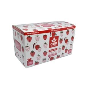 CBD Safe Way 1350mg CBD Raspberry CBD Tea with Vitamin B1 – 30 Bags