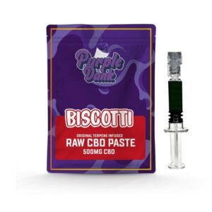 Purple Dank 1000mg CBD Raw Paste with Natural Terpenes – Biscotti