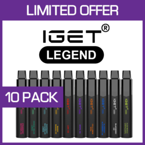 IGET LEGEND 4000 PUFFS – 10 PACK